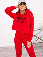 Tlačená sada červená