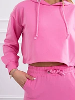 Súprava blúzky so sukňou svetlo ružová