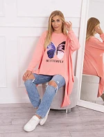 Marhuľová blúzka s potlačou