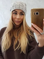 Fleecová čiapka Sonia K201 svetlo šedá