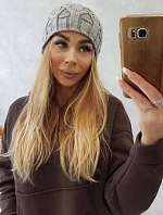 Fleecová čiapka Sonia K201 sivá