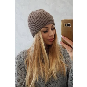 Tenký uzávěr Veronica model 18750403 cappuccino - K-Fashion