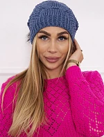 Sandra K210 denimová fleecová čiapka