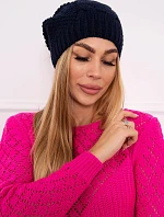 Fleecová čiapka Sandra K210 navy blue