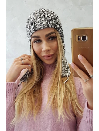 Dámská klapka na uši Jana model 18751003 černá - K-Fashion