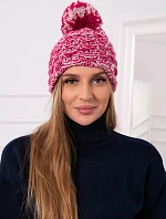 Fleecová čiapka Fiona K275 fuchsiová + púdrovo ružová