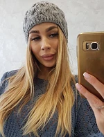 Fleecová čiapka Teresa K285 tmavo šedá