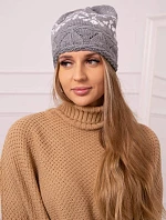 Dámska čiapka Kira K374 svetlo šedá