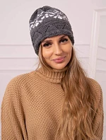 Dámska čiapka Kira K374 tmavo šedá