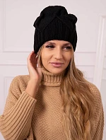 Dámska čiapka Liliana K375 čierna