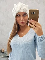 Dámska čiapka Ingrid K371 ecru