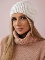 Dámska čiapka Ingrid K371 biela
