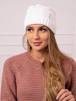 Dámska čiapka Klarysa K394 biela