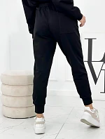 Set 2dielna mikina + nohavice Čierna