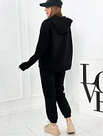 Izolovaná bavlnená súprava, mikina + nohavicami Brooklyn čierny