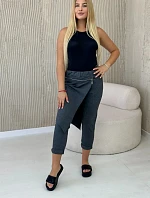 Punto Milano Zimné nohavice s ozdobným zipsom Graphite