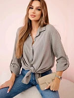 Bavlnené mušelínové oversize tričko Fango