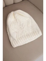Čiapka s fleecom Sylwia K244 ecru