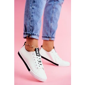 Trampki Damskie Klasyczne Czarne Ville