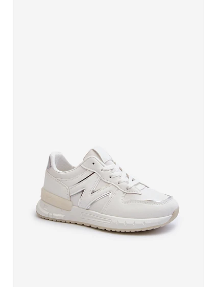 Dámské bílé tenisky z ekokože model 21657592 - Boto