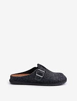 Wygodne Kapcie Męskie Z Klamrą Inblu SI000019 Grafitowe