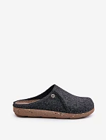 Męskie Obuwie Domowe Kapcie Klapki Inblu MT000011 Grafitowe