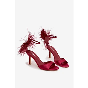 Sandály Na Podpatku S Bordové model 21757820 - Boto