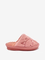 Dětské pantofle s kožíškem Růžové Norene