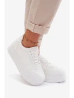 Dámské tenisky na masivní platformě bílé Feressa