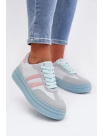 Dámské tenisky na platformě modré Galleria