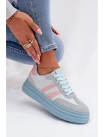 Dámské tenisky na platformě modré Galleria