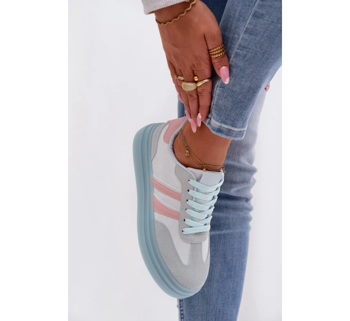 Dámské tenisky na platformě modré Galleria Dámské tenisky na platformě modré Galleria