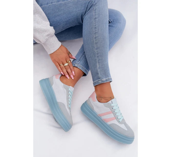 Dámské tenisky na platformě modré Galleria Dámské tenisky na platformě modré Galleria