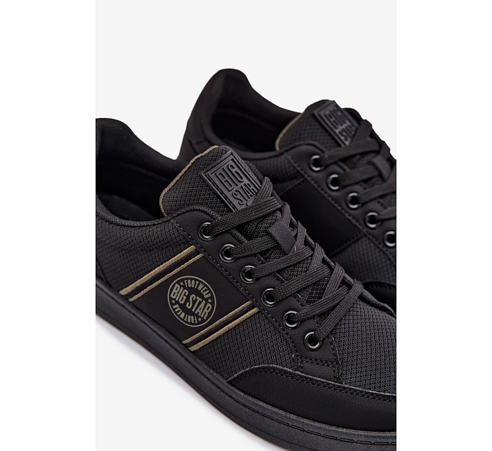 Pánské tenisky Big Star model 22046268 Černé - Big Star Shoes Pánské tenisky Big Star model 22046268 Černé - Big Star Shoes