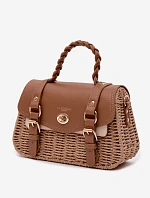 Malá Hnědá Taška S Pletením Marline