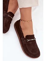 Kožené mokasíny Barefoot Z Zazoo 322 Čokoládové