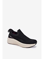 Dámské nazouvací tenisky Materiálové Kobbo 102424 Černé