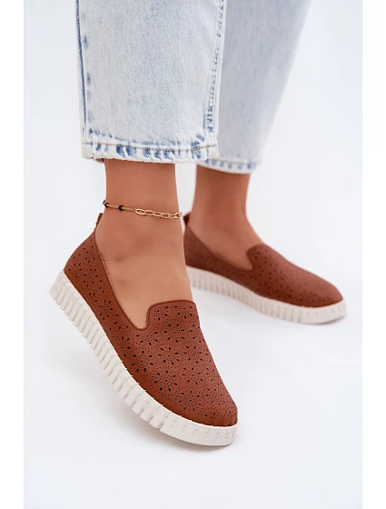 Dámské prodyšné nazouvací polobotky Camel Salty