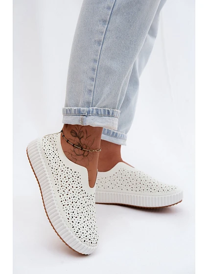 SlipOn Boty Na Platformě Bílé model 22140952 - Boto