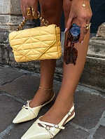 Dámske sandále s remienkami z imitácie kože Yellow Glamira