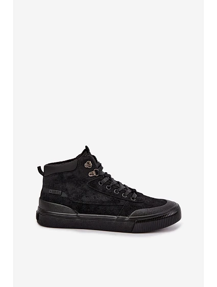 Pánské zateplené tenisky Big Star UU174305 Černé Pánské zateplené tenisky Big Star UU174305 Černé