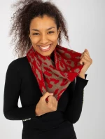 Tunelový šál AT KM ENEC B63 1.44P červená