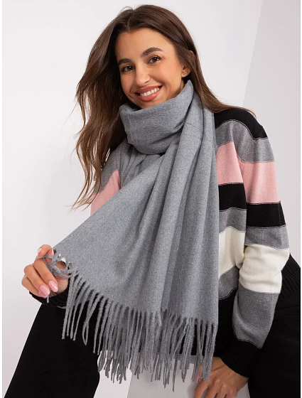 Szalik AT SZ model 21870765 ciemny szary - FPrice