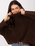 Jumper CH SW 72993.25 tmavohnedý