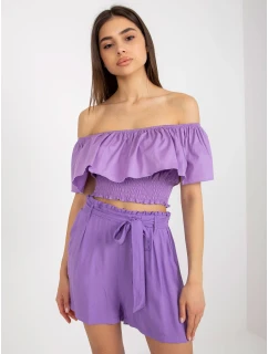 Šortky D73760R62159KA fialová