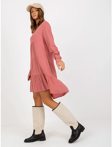 Šaty model 17802962 tmavě růžové - FPrice