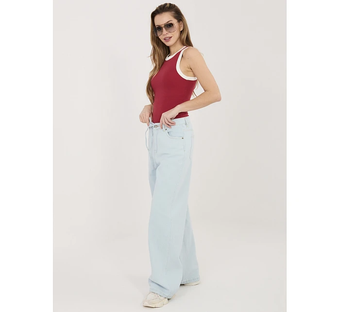 Nohavice D80033BB62629L221 svetlomodré Nohavice D80033BB62629L221 svetlomodré