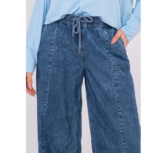 Spodnie model 21818992 ciemny niebieski - FPrice Spodnie model 21818992 ciemny niebieski - FPrice