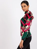 Blúzka DHJ BZ 6533C 1.81P tmavo zelená