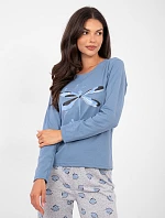 DU PI FP 008.30 sivomodré pyžamo